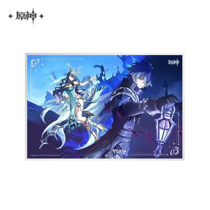 Genshin Impact Theme Series Acrylic Shikishi Cardboard A Dance of Snowy Tides and Hoarfrost Groves ACG Go Anime www.acg-go.com Alhaitham, Art Decor, Cardboard, Cyno, Event Artwork, Hu Tao, Kaveh, Nahida, Neuvillette, Tighnari, Wanderer, Wriothesley, Xiao, Yelan