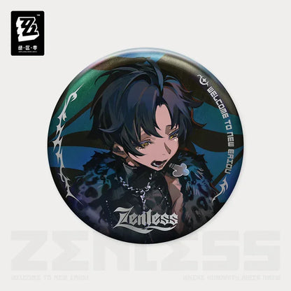 Zenless Zone Zero Concerto Channel Series A Storm of Falling Stars Merch Badge Asaba Harumasa ACG Go Anime www.acg-go.com Art Decor, Asaba Harumasa, Badge, Belle, Hoshimi Miyabi, Tsukishiro Yanagi, Wise