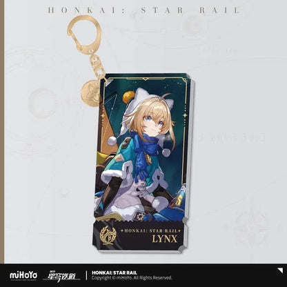 Honkai: Star Rail The Abundance Character Warp Artwork Acrylic Keychain Lynx ACG Go Anime www.acg-go.com Bailu, Gallagher, Huohuo, Lingsha, Luocha, Lynx, Natasha, Pendant & Keychain