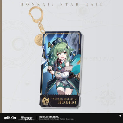 Honkai: Star Rail The Abundance Character Warp Artwork Acrylic Keychain Huohuo ACG Go Anime www.acg-go.com Bailu, Gallagher, Huohuo, Lingsha, Luocha, Lynx, Natasha, Pendant & Keychain