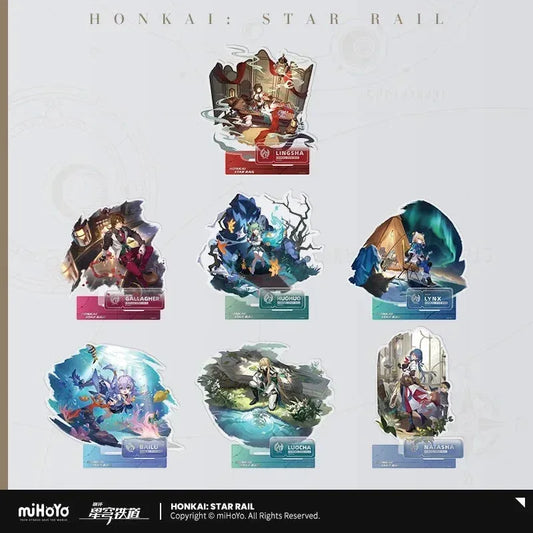 Honkai: Star Rail The Abundance Character Warp Artwork Acrylic Stand Natasha ACG Go Anime www.acg-go.com Bailu, Gallagher, Huohuo, Lingsha, Luocha, Lynx, Natasha, Stand