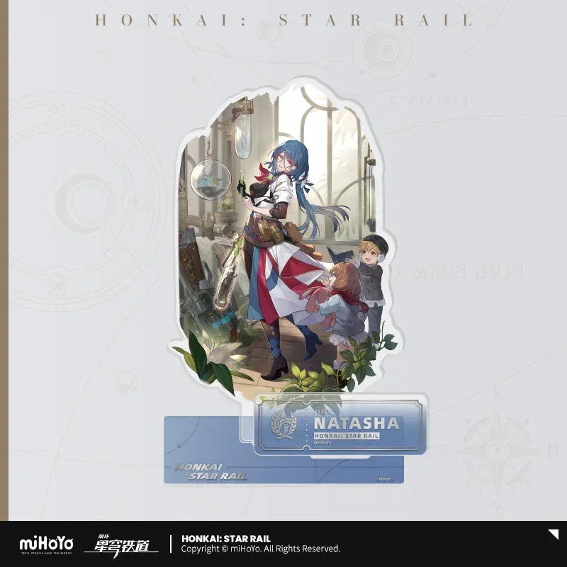 Honkai: Star Rail The Abundance Character Warp Artwork Acrylic Stand Natasha ACG Go Anime www.acg-go.com Bailu, Gallagher, Huohuo, Lingsha, Luocha, Lynx, Natasha, Stand