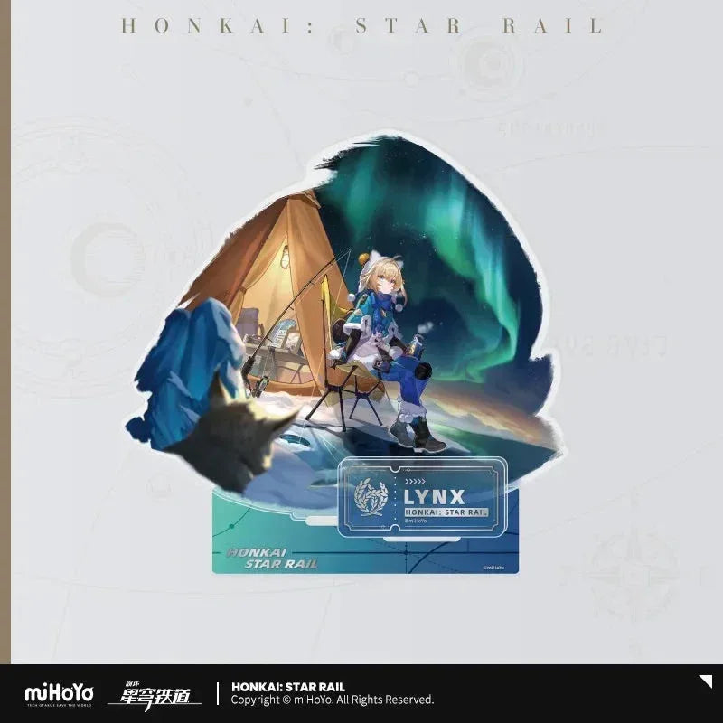 Honkai: Star Rail The Abundance Character Warp Artwork Acrylic Stand Lynx ACG Go Anime www.acg-go.com Bailu, Gallagher, Huohuo, Lingsha, Luocha, Lynx, Natasha, Stand