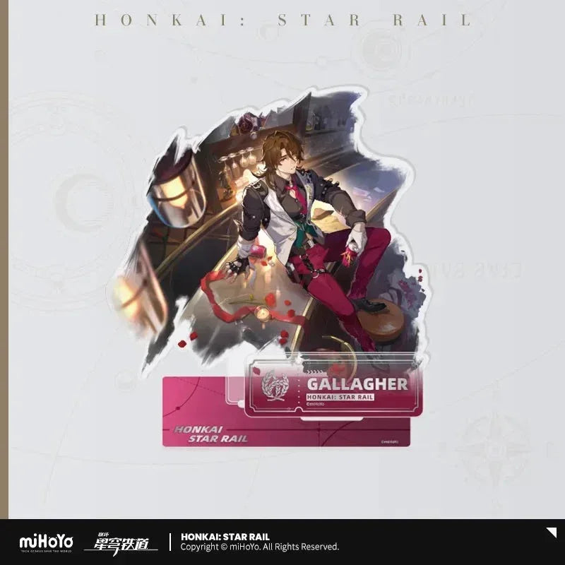 Honkai: Star Rail The Abundance Character Warp Artwork Acrylic Stand Gallagher ACG Go Anime www.acg-go.com Bailu, Gallagher, Huohuo, Lingsha, Luocha, Lynx, Natasha, Stand