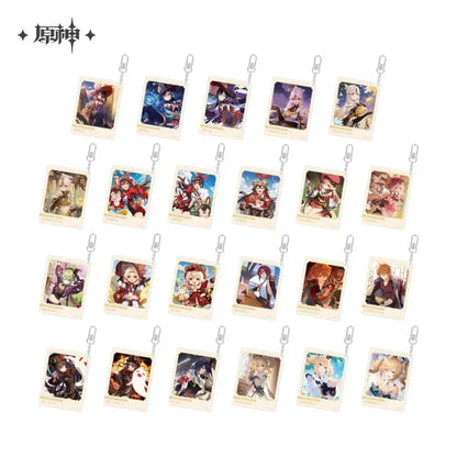 The Day of Destiny Series Keychain Genshin Impact ACG Go Anime