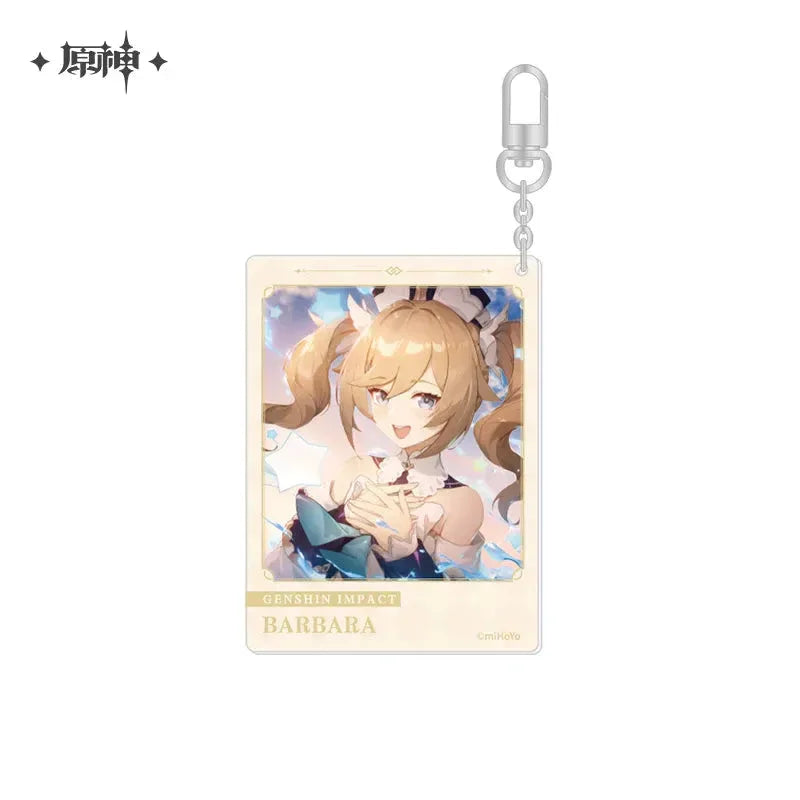 The Day of Destiny Series Keychain Genshin Impact Barbara (2021) ACG Go Anime