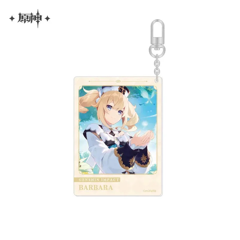 The Day of Destiny Series Keychain Genshin Impact Barbara (2022) ACG Go Anime
