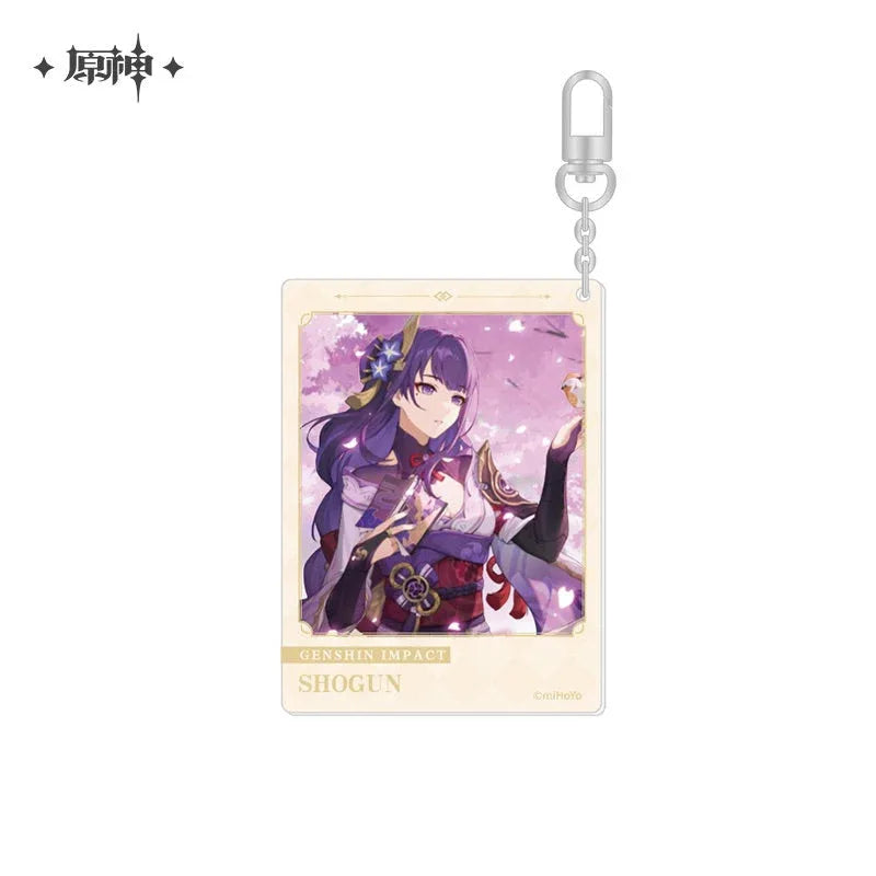 The Day of Destiny Series Keychain Genshin Impact Raiden Shogun (2023) ACG Go Anime