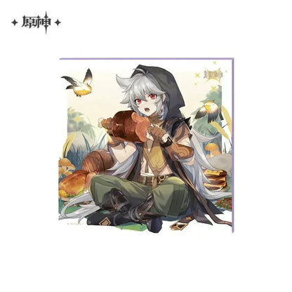 Genshin Impact The Day of Destiny Series Shikishi Cardboard Vol.2 Razor (2021) ACG Go Anime www.acg-go.com Albedo, Art Decor, Cardboard, Chongyun, Eula, Kaedehara Kazuha, Kamisato Ayaka, Razor, Sayu, Shikishi, Xingqiu, Xinyan