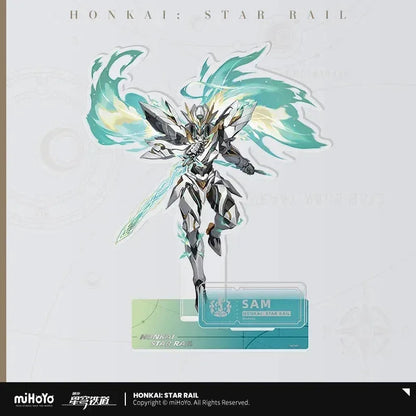 Honkai: Star Rail The Destruction Character Warp Artwork Acrylic Stand Sam ACG Go Anime www.acg-go.com Arlan, Blade, Caelus, Clara, Dan Heng • Imbibitor Lunae, Hook, Jingliu, Misha, Mydei, Phainon, Stand, Stelle, Trailblazer, Xueyi, Yunli