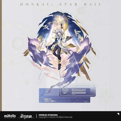 Honkai: Star Rail The Harmony Character Warp Artwork Acrylic Stand Sunday ACG Go Anime www.acg-go.com Asta, Bronya, Caelus, Cerydra, Hanya, Robin, Ruan Mei, Sparkle, Stand, Stelle, Tingyun, Trailblazer, Tribbie, Yukong