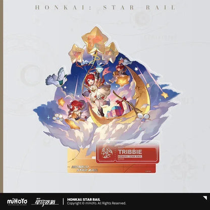 Honkai: Star Rail The Harmony Character Warp Artwork Acrylic Stand Tribbie ACG Go Anime www.acg-go.com Asta, Bronya, Caelus, Cerydra, Hanya, Robin, Ruan Mei, Sparkle, Stand, Stelle, Tingyun, Trailblazer, Tribbie, Yukong