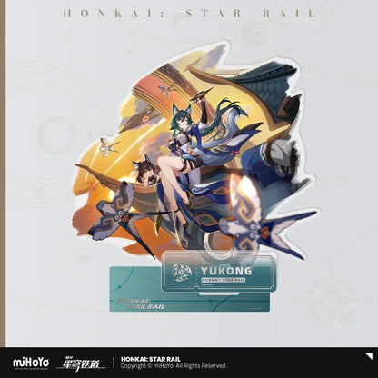 Honkai: Star Rail The Harmony Character Warp Artwork Acrylic Stand Yukong ACG Go Anime www.acg-go.com Asta, Bronya, Caelus, Cerydra, Hanya, Robin, Ruan Mei, Sparkle, Stand, Stelle, Tingyun, Trailblazer, Tribbie, Yukong