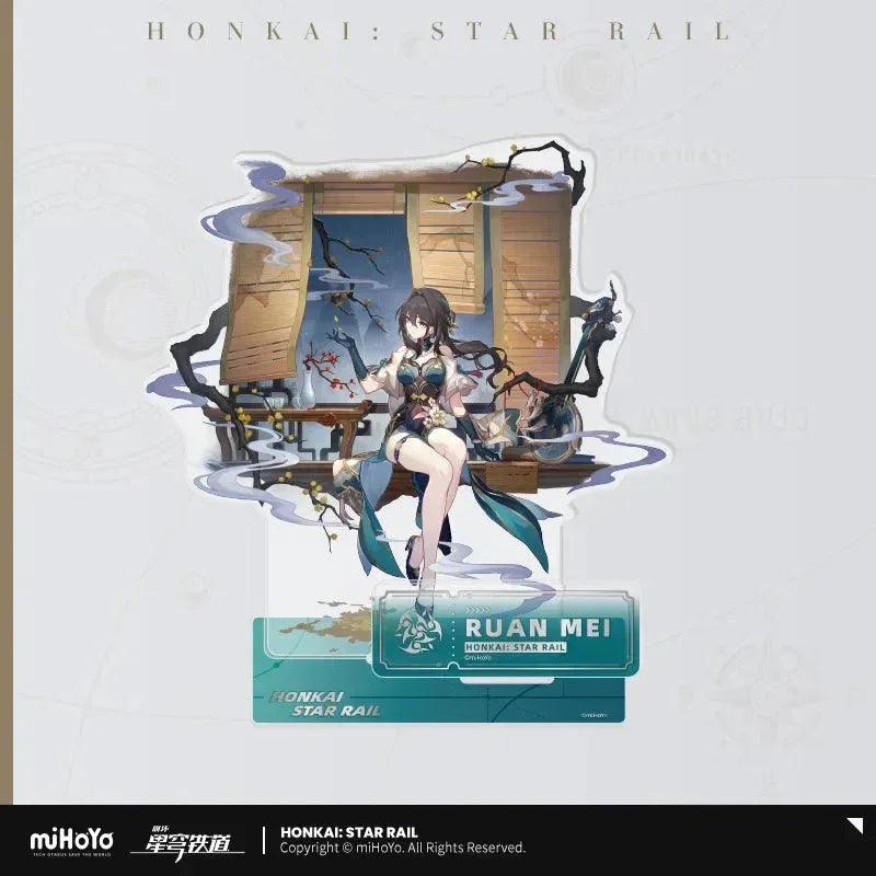 Honkai: Star Rail The Harmony Character Warp Artwork Acrylic Stand Ruan Mei ACG Go Anime www.acg-go.com Asta, Bronya, Caelus, Cerydra, Hanya, Robin, Ruan Mei, Sparkle, Stand, Stelle, Tingyun, Trailblazer, Tribbie, Yukong