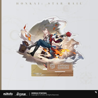Honkai: Star Rail The Nihility Character Warp Artwork Acrylic Stand Jiaoqiu ACG Go Anime www.acg-go.com Acheron, Black Swan, Cipher, Guinaifen, Hysilens, Jiaoqiu, Kafka, Luka, Pela, Sampo, Silver Wolf, Stand, Welt