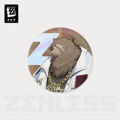 Zenless Zone Zero Time Signal Research Series Tinplate Badge Ben Bigger ACG Go Anime www.acg-go.com Alexandrina Sebastiane (Rina), Anby Demara, Anton Ivanov, Badge, Belle, Ben Bigger, Billy Kid, Corin Wickes, Ellen Joe, Grace Howard, Koleda Belobog, Nekomiya Mana, Nicole Demara, Soldier 11, Von Lycaon, Wise