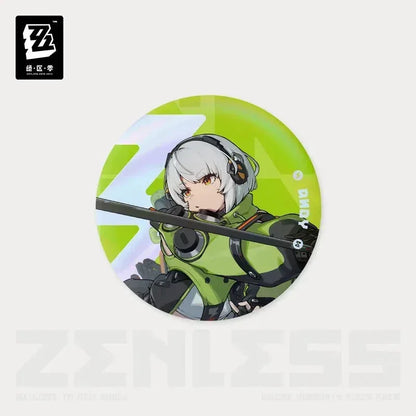 Zenless Zone Zero Time Signal Research Series Tinplate Badge Anby Demara ACG Go Anime www.acg-go.com Alexandrina Sebastiane (Rina), Anby Demara, Anton Ivanov, Badge, Belle, Ben Bigger, Billy Kid, Corin Wickes, Ellen Joe, Grace Howard, Koleda Belobog, Nekomiya Mana, Nicole Demara, Soldier 11, Von Lycaon, Wise