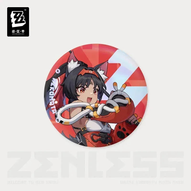 Zenless Zone Zero Time Signal Research Series Tinplate Badge Nekomiya Mana ACG Go Anime www.acg-go.com Alexandrina Sebastiane (Rina), Anby Demara, Anton Ivanov, Badge, Belle, Ben Bigger, Billy Kid, Corin Wickes, Ellen Joe, Grace Howard, Koleda Belobog, Nekomiya Mana, Nicole Demara, Soldier 11, Von Lycaon, Wise