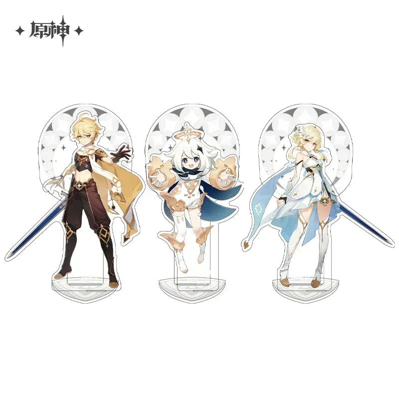 Genshin Impact Traveler Character Stand Aether ACG Go Anime www.acg-go.com Aether, Character Artwork, Lumine, Paimon, Stand