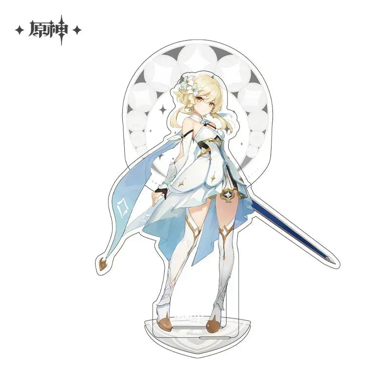 Genshin Impact Traveler Character Stand Lumine ACG Go Anime www.acg-go.com Aether, Character Artwork, Lumine, Paimon, Stand