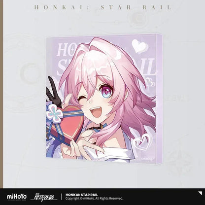 Honkai: Star Rail Universe Candy House Series Acrylic Ornaments March 7th ACG Go Anime www.acg-go.com Argenti, Art Decor, Aventurine, Boothill, Cardboard, Castorice, Dan Heng, Firefly, Gepard, Jiaoqiu, Jing Yuan, Kafka, Luka, Luocha, March 7th, Qingque, Rappa, Ruan Mei, Serval, Sparkle