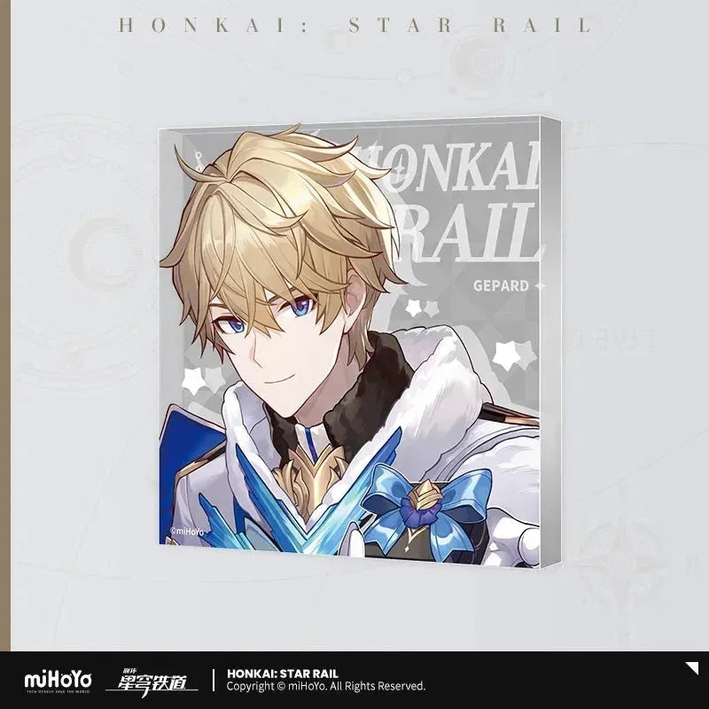 Honkai: Star Rail Universe Candy House Series Acrylic Ornaments Gepard ACG Go Anime www.acg-go.com Argenti, Art Decor, Aventurine, Boothill, Cardboard, Castorice, Dan Heng, Firefly, Gepard, Jiaoqiu, Jing Yuan, Kafka, Luka, Luocha, March 7th, Qingque, Rappa, Ruan Mei, Serval, Sparkle