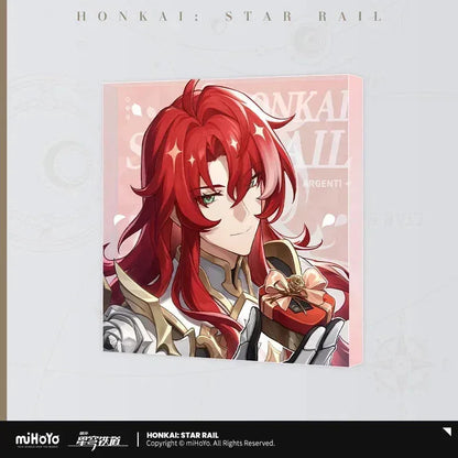 Honkai: Star Rail Universe Candy House Series Acrylic Ornaments Argenti ACG Go Anime www.acg-go.com Argenti, Art Decor, Aventurine, Boothill, Cardboard, Castorice, Dan Heng, Firefly, Gepard, Jiaoqiu, Jing Yuan, Kafka, Luka, Luocha, March 7th, Qingque, Rappa, Ruan Mei, Serval, Sparkle