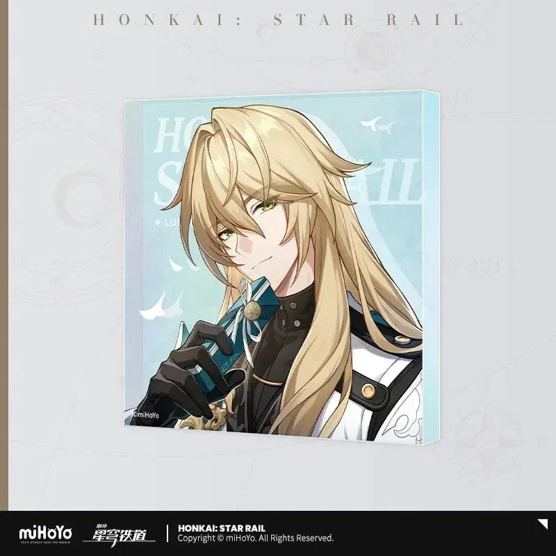 Honkai: Star Rail Universe Candy House Series Acrylic Ornaments Luocha ACG Go Anime www.acg-go.com Argenti, Art Decor, Aventurine, Boothill, Cardboard, Castorice, Dan Heng, Firefly, Gepard, Jiaoqiu, Jing Yuan, Kafka, Luka, Luocha, March 7th, Qingque, Rappa, Ruan Mei, Serval, Sparkle