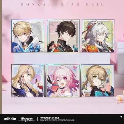 Honkai: Star Rail Universe Candy House Series Shikishi Cardboard Dan Heng ACG Go Anime www.acg-go.com Argenti, Aventurine, Badge, Boothill, Castorice, Dan Heng, Firefly, Gepard, Jiaoqiu, Jing Yuan, Kafka, Luka, Luocha, March 7th, Qingque, Rappa, Ruan Mei, Serval, Sparkle