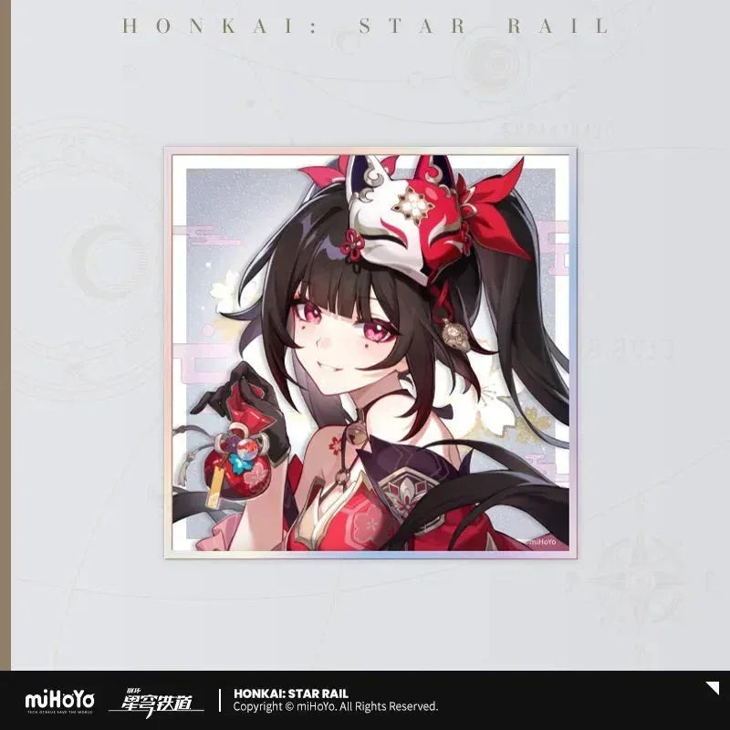 Honkai: Star Rail Universe Candy House Series Shikishi Cardboard Sparkle ACG Go Anime www.acg-go.com Argenti, Aventurine, Badge, Boothill, Castorice, Dan Heng, Firefly, Gepard, Jiaoqiu, Jing Yuan, Kafka, Luka, Luocha, March 7th, Qingque, Rappa, Ruan Mei, Serval, Sparkle