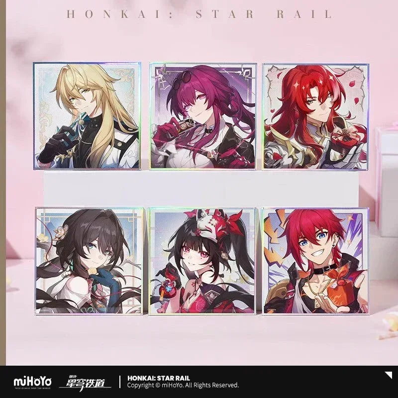 Honkai: Star Rail Universe Candy House Series Shikishi Cardboard Dan Heng ACG Go Anime www.acg-go.com Argenti, Aventurine, Badge, Boothill, Castorice, Dan Heng, Firefly, Gepard, Jiaoqiu, Jing Yuan, Kafka, Luka, Luocha, March 7th, Qingque, Rappa, Ruan Mei, Serval, Sparkle