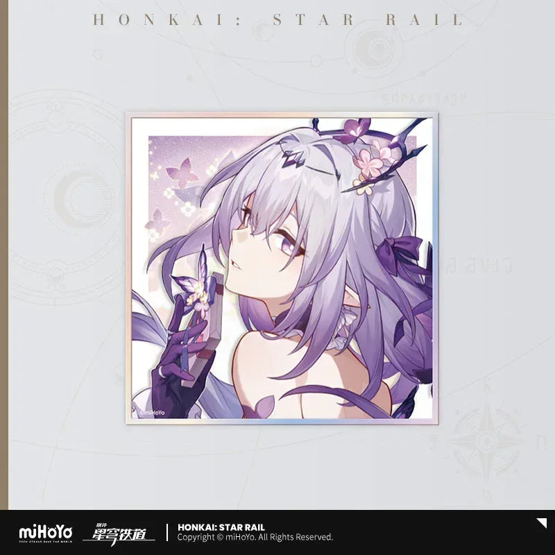 Honkai: Star Rail Universe Candy House Series Shikishi Cardboard Castorice ACG Go Anime www.acg-go.com Argenti, Aventurine, Badge, Boothill, Castorice, Dan Heng, Firefly, Gepard, Jiaoqiu, Jing Yuan, Kafka, Luka, Luocha, March 7th, Qingque, Rappa, Ruan Mei, Serval, Sparkle