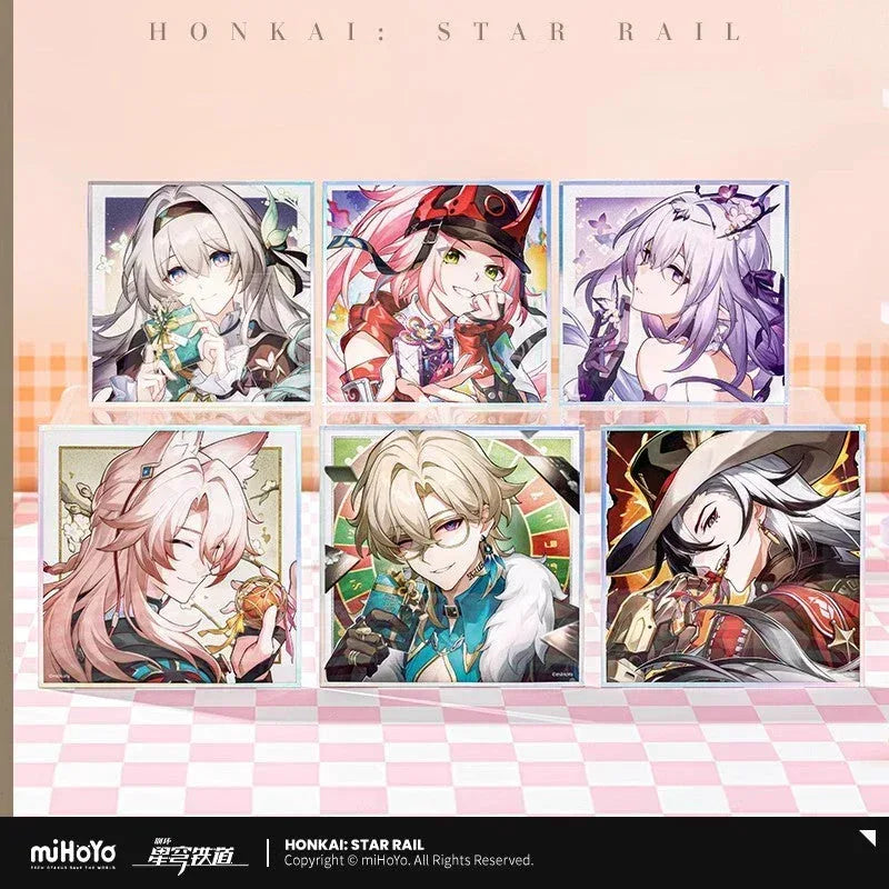 Honkai: Star Rail Universe Candy House Series Shikishi Cardboard Dan Heng ACG Go Anime www.acg-go.com Argenti, Aventurine, Badge, Boothill, Castorice, Dan Heng, Firefly, Gepard, Jiaoqiu, Jing Yuan, Kafka, Luka, Luocha, March 7th, Qingque, Rappa, Ruan Mei, Serval, Sparkle