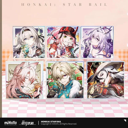 Honkai: Star Rail Universe Candy House Series Shikishi Cardboard Dan Heng ACG Go Anime www.acg-go.com Argenti, Aventurine, Badge, Boothill, Castorice, Dan Heng, Firefly, Gepard, Jiaoqiu, Jing Yuan, Kafka, Luka, Luocha, March 7th, Qingque, Rappa, Ruan Mei, Serval, Sparkle