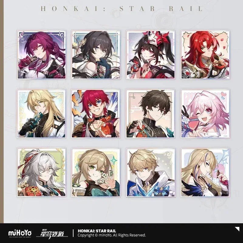 Honkai: Star Rail Universe Candy House Series Shikishi Cardboard Dan Heng ACG Go Anime www.acg-go.com Argenti, Aventurine, Badge, Boothill, Castorice, Dan Heng, Firefly, Gepard, Jiaoqiu, Jing Yuan, Kafka, Luka, Luocha, March 7th, Qingque, Rappa, Ruan Mei, Serval, Sparkle