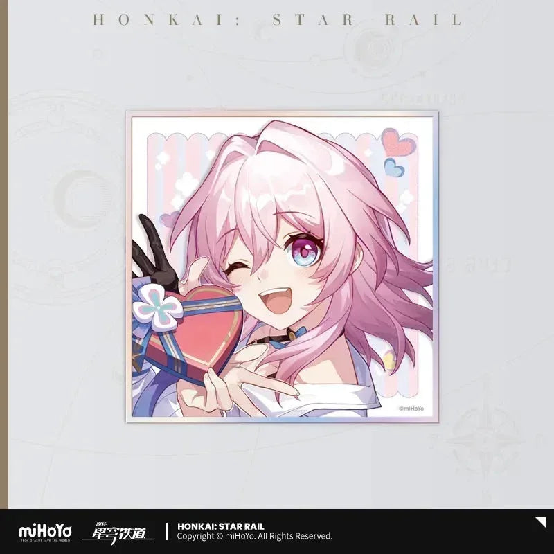 Honkai: Star Rail Universe Candy House Series Shikishi Cardboard March 7th ACG Go Anime www.acg-go.com Argenti, Aventurine, Badge, Boothill, Castorice, Dan Heng, Firefly, Gepard, Jiaoqiu, Jing Yuan, Kafka, Luka, Luocha, March 7th, Qingque, Rappa, Ruan Mei, Serval, Sparkle