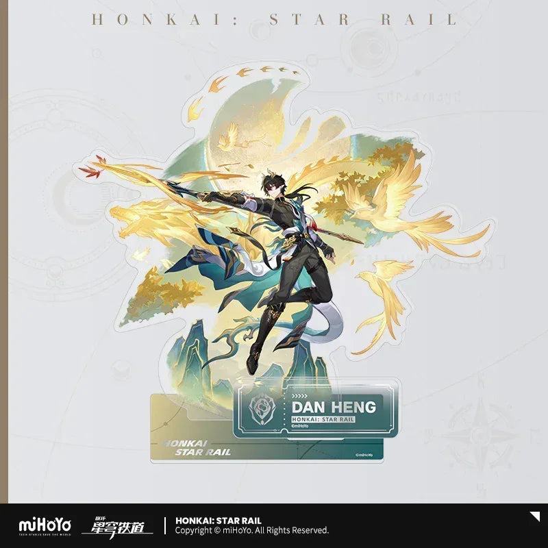 Honkai: Star Rail The Preservation Character Warp Artwork Acrylic Stand Dan Heng • Permansor Terrae ACG Go Anime www.acg-go.com Aventurine, Caelus, Dan Heng • Permansor Terrae, Fu Xuan, Gepard, March 7th, Stand, Stelle, Trailblazer