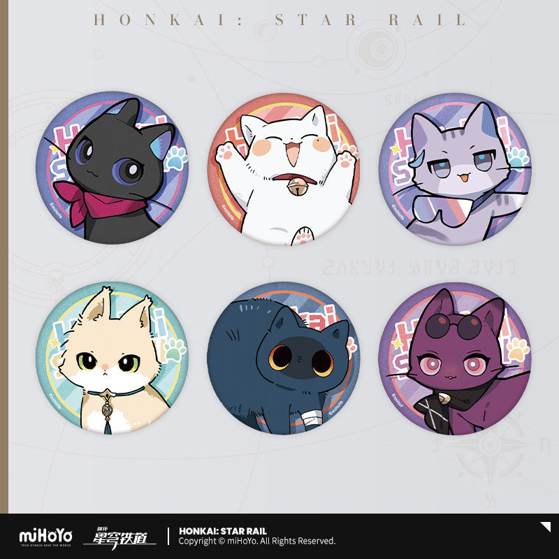 Little Cat Series Chibi Tinplate Badge Set (Not For Sale)