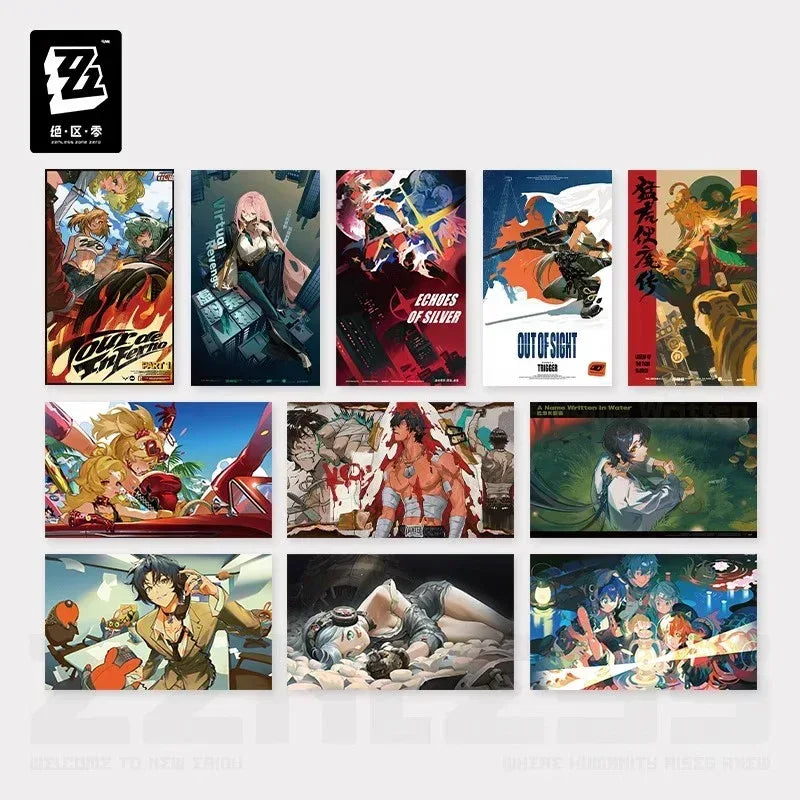 Zenless Zone Zero Random Play Video Tape Series Collectible Posters Vol.4 Tourde In Ferno ACG Go Anime www.acg-go.com Art Decor, Zenless Zone Zero