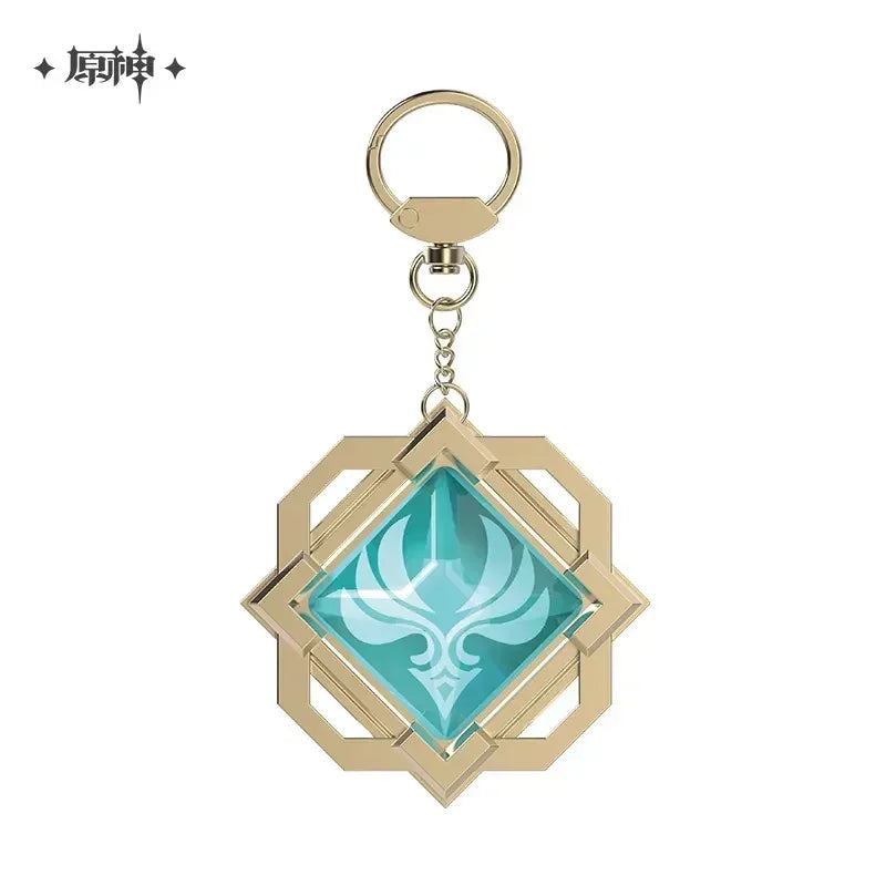 Genshin Impact FES 2023 Series Vision Keychain Liyue Anemo ACG Go Anime www.acg-go.com Anemo, Cryo, Dendro, ELectro, Geo, Hydro, Pendant & Keychain, Pyro, Vision