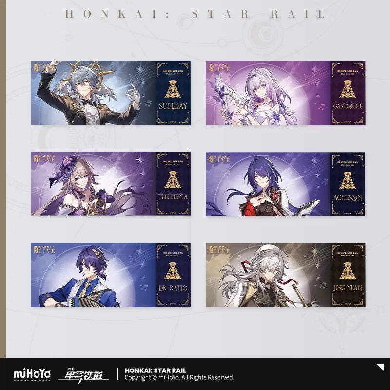 LIVE Series Laser Collectible Tickets