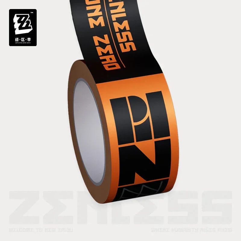 Zenless Zone Zero Urban Kit Series Packing Tape (Orange, Silver)