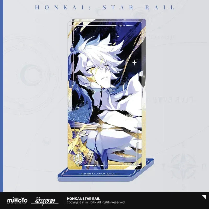 Honkai: Star Rail Light Cone Series Glitter Quicksand Acrylic Block Ornaments Thus Burns the Dawn ACG Go Anime www.acg-go.com Anaxa, Argenti, Art Decor, Aventurine, Black Swan, Blade, Castorice, Cipher, Dan Heng, Dan Heng • Imbibitor Lunae, Feixiao, Gepard, Himeko, Huohuo, Hyacine, Jing Yuan, Jingliu, Light Cone, Luka, Moze, Mydei, Ruan Mei, Seele, Sparkle, Stand, Tribbie