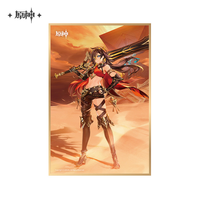 Genshin Impact Shikishi Card Board