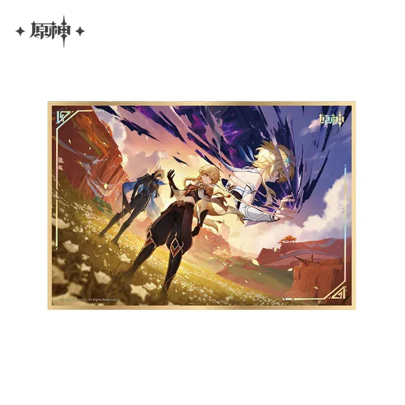 Genshin Impact Theme Series Acrylic Shikishi Cardboard A Space and Time for You ACG Go Anime www.acg-go.com Alhaitham, Art Decor, Cardboard, Cyno, Event Artwork, Hu Tao, Kaveh, Nahida, Neuvillette, Tighnari, Wanderer, Wriothesley, Xiao, Yelan